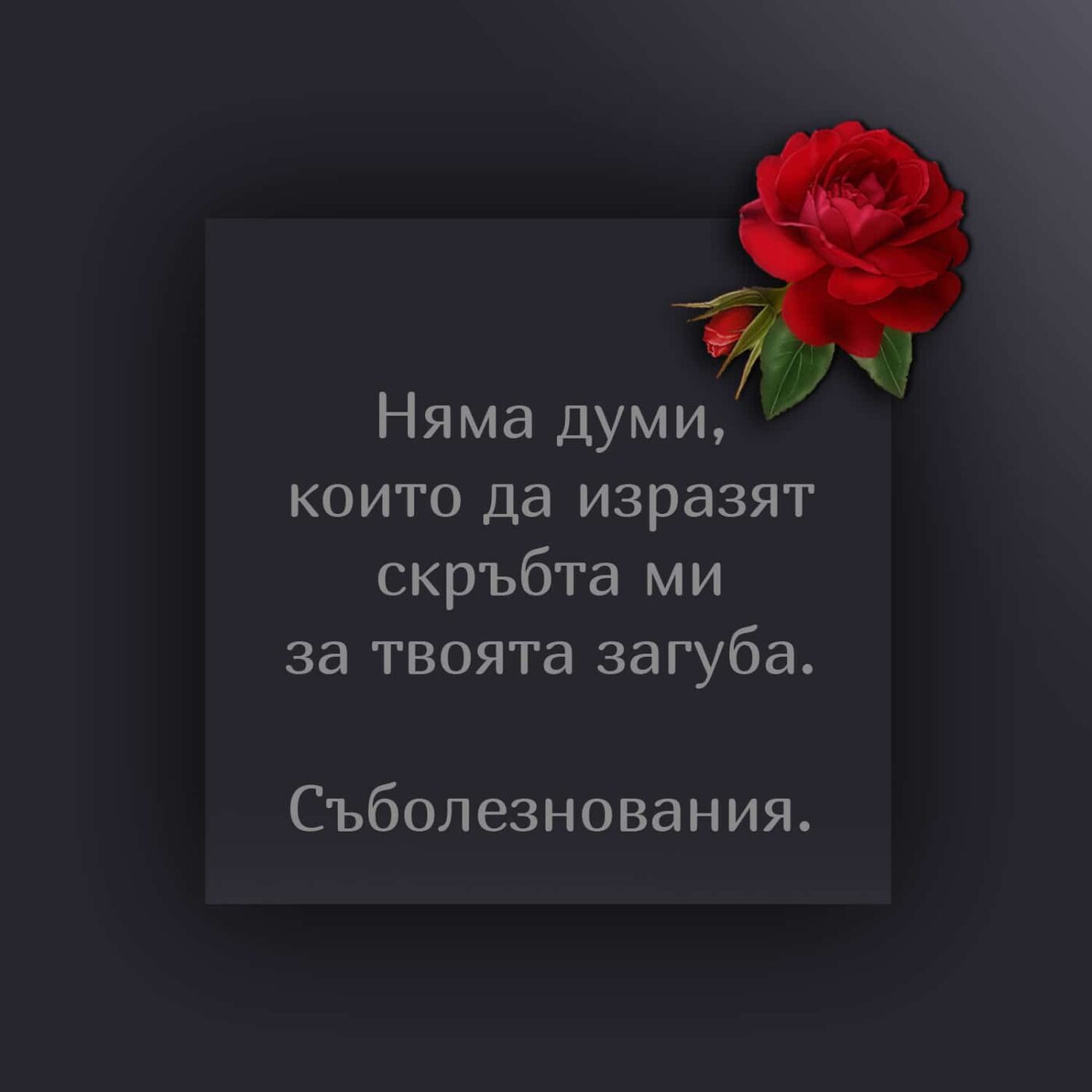 Няма думи, които да изразят скръбта ми за твоята загуба. Съболезнования - Почивай в мир - В памет, картинки съобщения за съболезнования към познати и приятели. Изразяване на съчувствие за починал човек. Бог да го прости, вечна ѝ памет, в памет, лека пръст, почивай в мир, да почива в мир