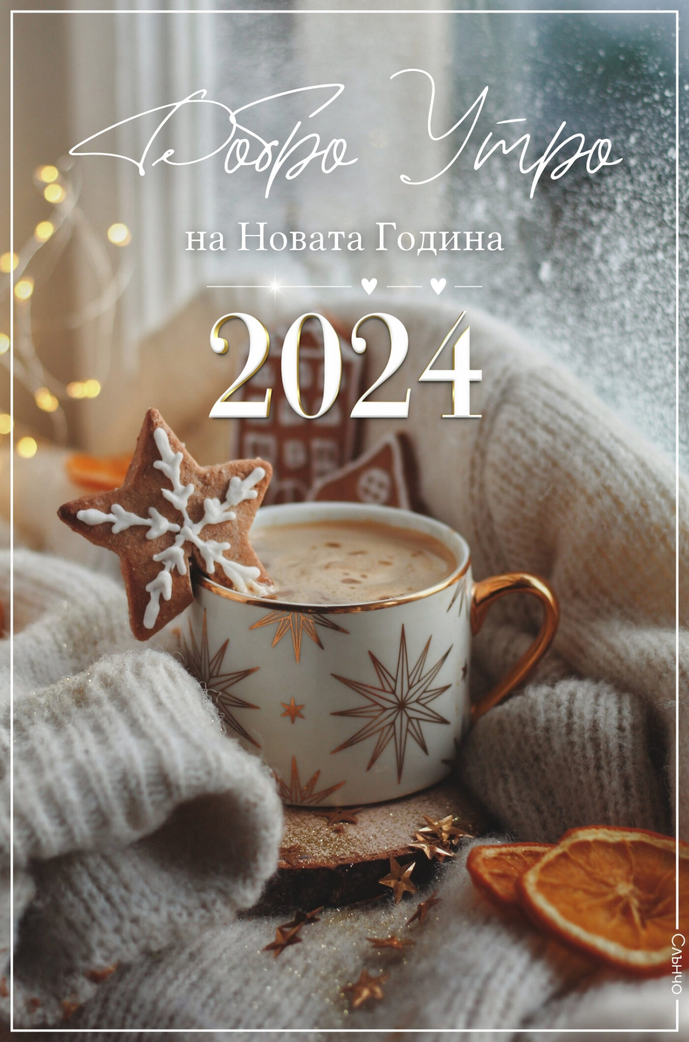 Добро Утро на Новата година 2024, Новогодишни картички 2024, честита нова година, слънчо